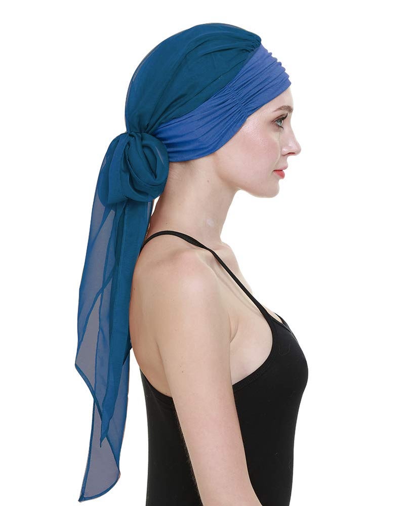FocusCare Chemo Head Wraps For Cancer Patients Feminine HeadBands Bandana Caps - Image 4
